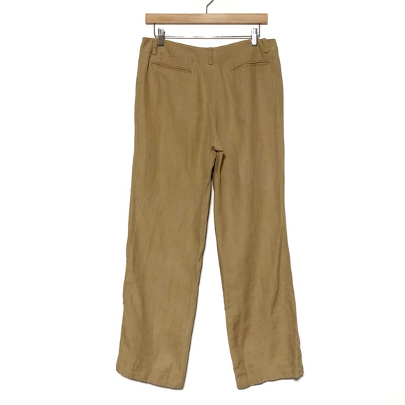 Y2K DKNY 100% Linen Pants - Caramel - Picture 6 of 12
